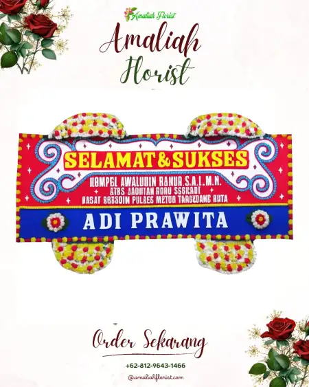 Papan Bunga Ucapan Selamat Jujuhan
